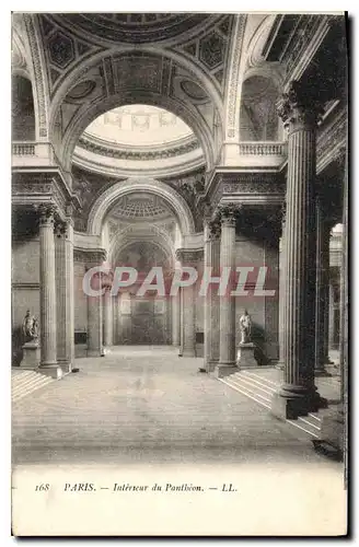 Cartes postales Paris Interieur du Pantheon