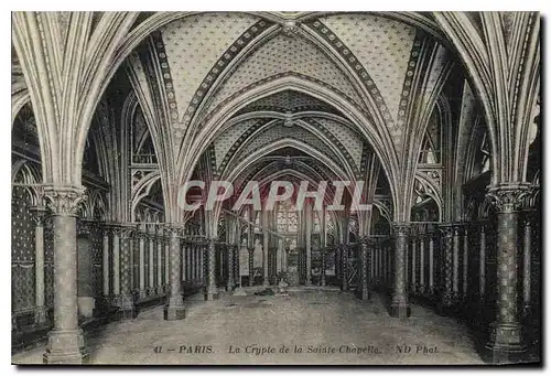 Ansichtskarte AK Paris La Crypte de la Sainte Chapelle