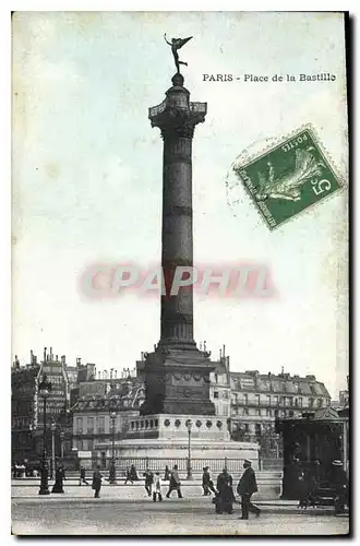 Cartes postales Paris Place de la Bastille