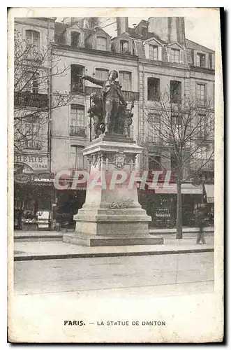 Cartes postales Paris La Statue de Danton