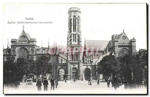 Cartes postales Paris Eglise Saint Germain l'Auxerrois