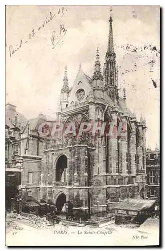 Cartes postales Paris la Sainte Chapelle