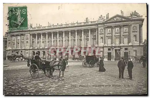 Cartes postales Paris Ministere de la Marine