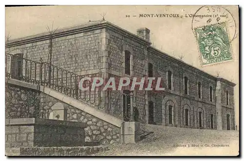 Cartes postales Mont Ventoux L'Observatoire