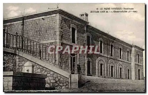 Cartes postales Le Mont Ventoux Vaucluse L'Observatoire