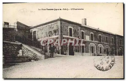 Ansichtskarte AK Le Mont Ventoux L'Observatoire