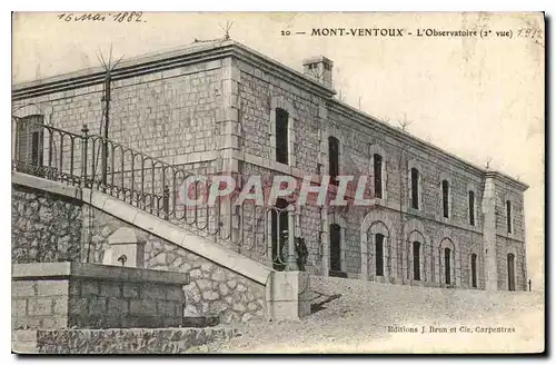 Cartes postales Le Mont Ventoux L'Observatoire (2e vue)