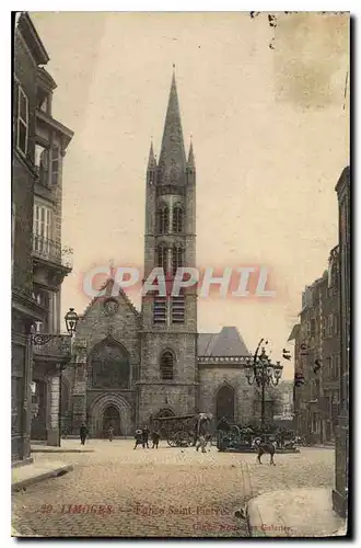 Ansichtskarte AK Limoges Eglise Saint Pierre