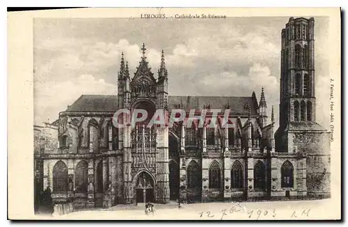 Cartes postales Limoges La Cathedrale St Etienne