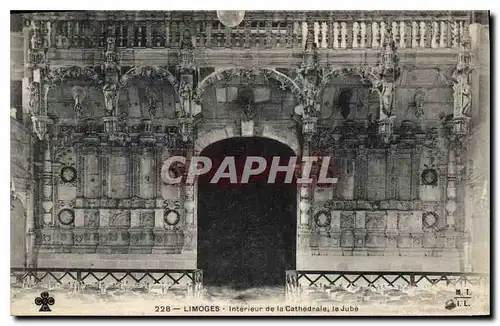 Cartes postales Limoges Interieur de la Cathedrale Le Jube