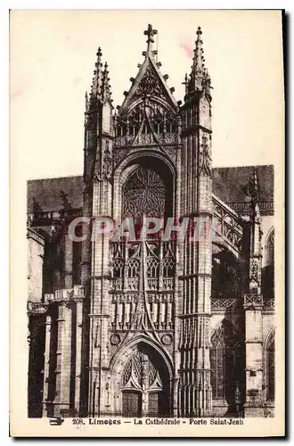 Cartes postales Limoges la Cathedrale Porte Saint Jean