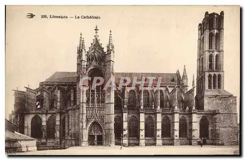 Cartes postales Limoges la Cathedrale