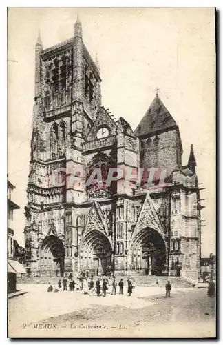 Cartes postales Meaux La Cathedrale