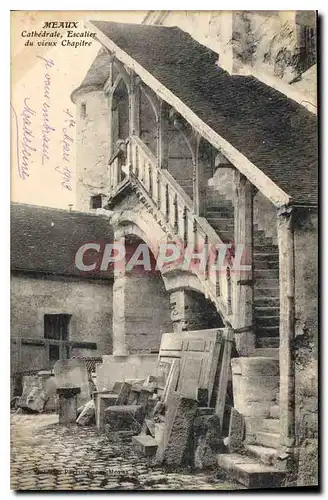 Cartes postales Meaux Cathedrale Escalier du vieux Chapitre