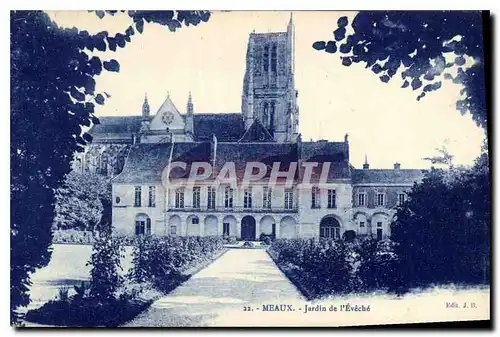 Cartes postales Meaux Jardin de l'Eveche