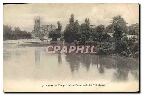 Ansichtskarte AK Meaux Vue prise de la Promenade des Trinitaires