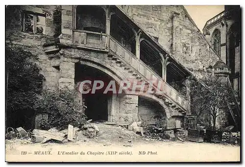 Ansichtskarte AK Meaux L'Escalier du Chapitre (XIIIe siecle)