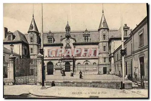 Cartes postales Melun L'Hotel de Ville