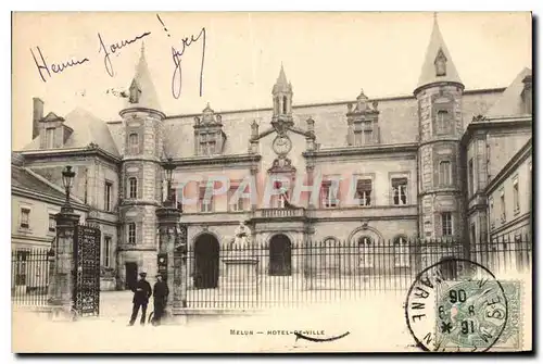 Cartes postales Melun Hotel de Ville