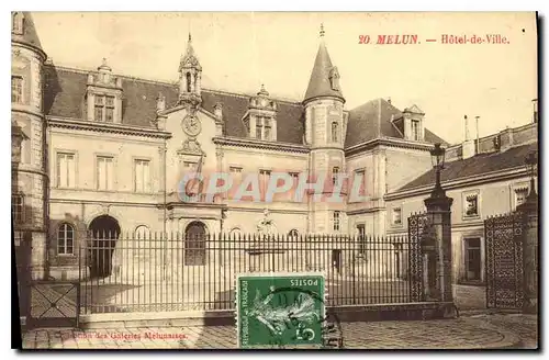 Cartes postales Melun Hotel de Ville