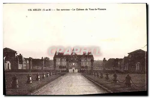 Ansichtskarte AK Melun Ses environs le Chateau de Vaux le Vicomte