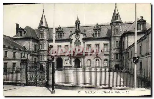 Cartes postales Melun L'Hotel de Ville