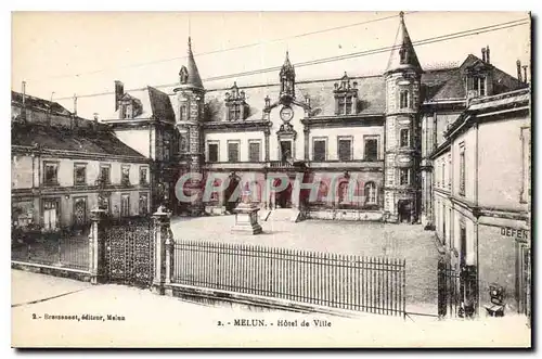 Cartes postales Melun Hotel de Ville