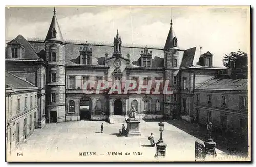 Cartes postales Melun L'Hotel de Ville