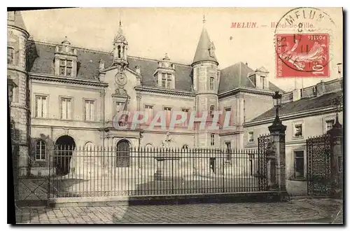 Cartes postales Melun Hotel de Ville