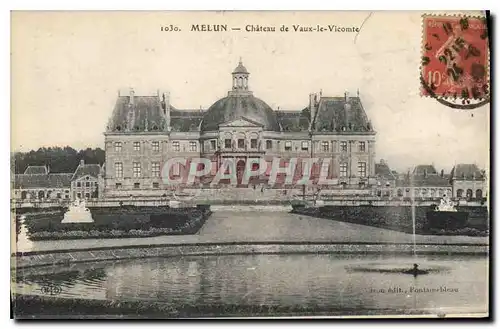 Cartes postales Melun Chateau de Vaux le Vicomte