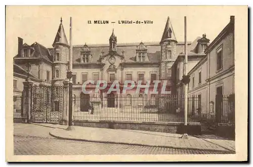 Cartes postales Melun L'Hotel de Ville