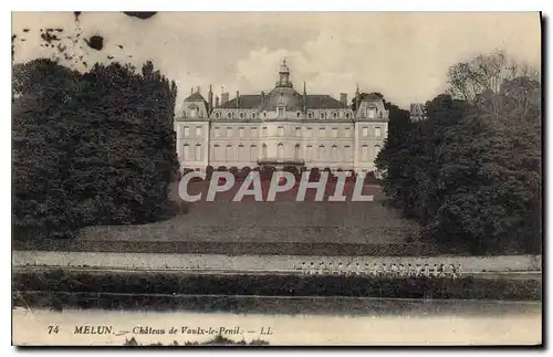 Ansichtskarte AK Melun Chateau Vaux le Penil