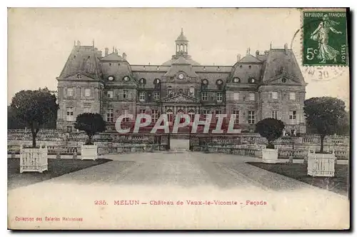 Ansichtskarte AK Melun Chateau de Vaux le Vicomte Facade