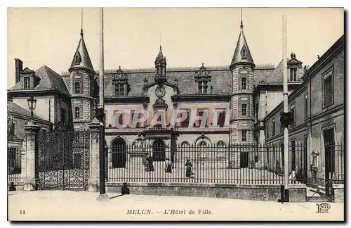 Cartes postales Melun L'Hotel de Ville