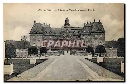 Ansichtskarte AK Melun Chateau de Vaux le Vicomte Facade