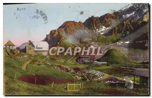 Cartes postales L'Oisans Col du Lautaret (2058 m) et jardin Alpin
