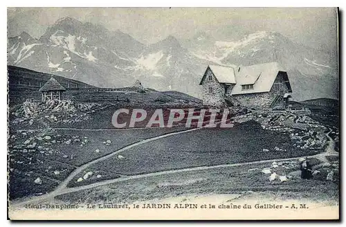 Ansichtskarte AK Haut Dauphine Le Lautaret Le Jardin Alon et la Chaine du Galibier