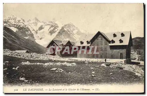 Ansichtskarte AK Dauphine Le Lautaret et le Glacier de l'Homme