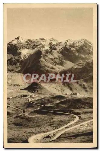 Cartes postales le Brianconnais Artistique Le Col du Lautaret (2075 m) et le Combeynot vue de la nouvelle route