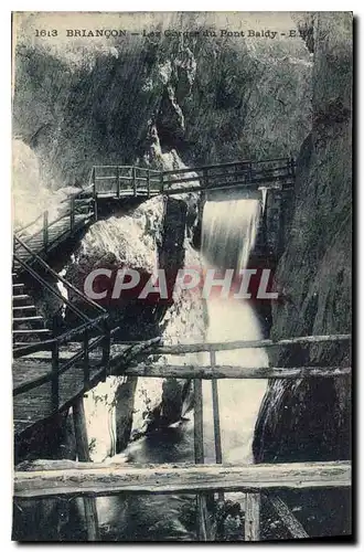 Cartes postales Briancon les Gorge du Pont Baldy