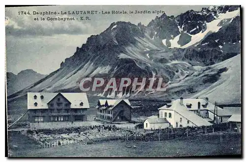 Ansichtskarte AK Dauphine Le Lautaret Les Hotels le Jardin Alpin et le Combeynot