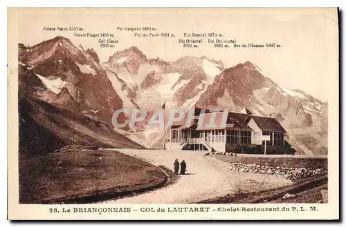 Cartes postales Le Brianconnais Col du Lautaret Chalet Restaurant du P L M