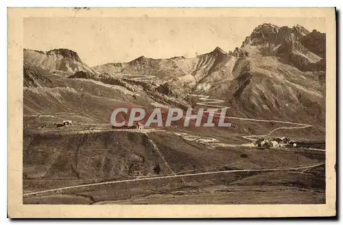 Ansichtskarte AK Le Lautaret Les Lacets du Galibier Roche du Grand Galibier (3229 m)