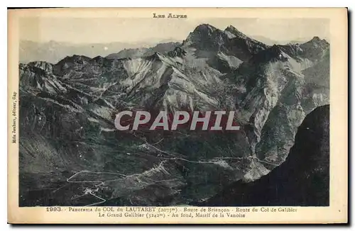 Cartes postales Panorama du Col du Lautaret (2075 m) Route de Briancon Route du Col de Galibier Le Grand Galibie