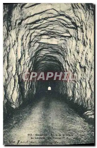 Ansichtskarte AK Dauphine Route de la Grave au Lautaret Le Tunnel