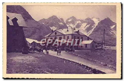 Cartes postales Col du Lautaret (2050 m) l'Hotel des Glaciers et la Meije (3987 m)