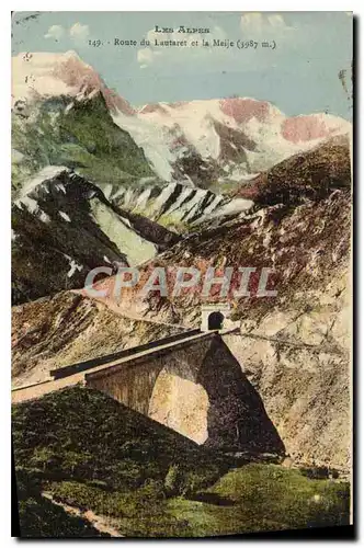 Cartes postales Les Alpes Route du Lautaret et le Maije (3987 m)