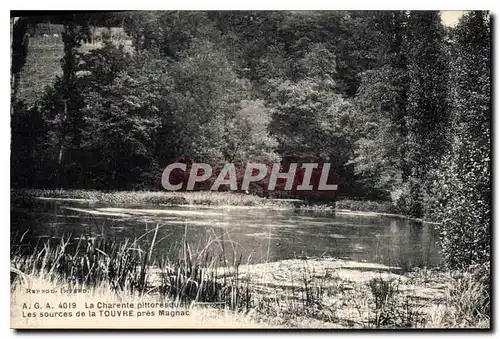 Cartes postales La Charente pittoresque les sources de la Touver pres Magnac
