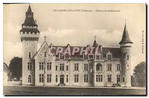 Ansichtskarte AK Villebois Lavalette (La Charente) le Chateau de Malleberchie