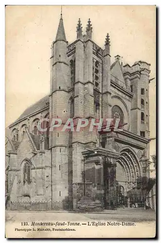 Ansichtskarte AK Montereaux faut Yonne L'Eglise Notre Dame